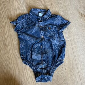 GAP Blue Floral Kids One Piece